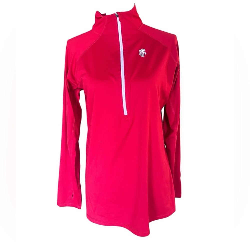Campus Heritage Vibrant Wisconsin Badgers Red Long Sleeve Top XL